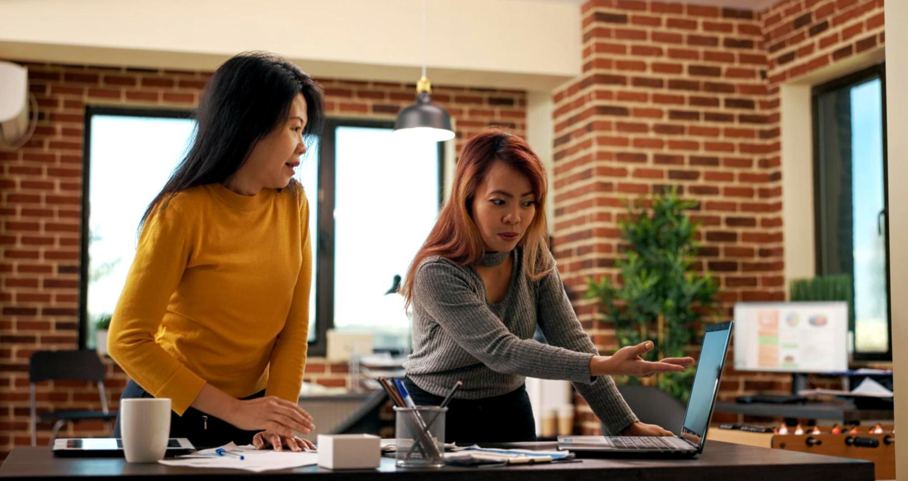 Business meeting with financial discussion and documentation